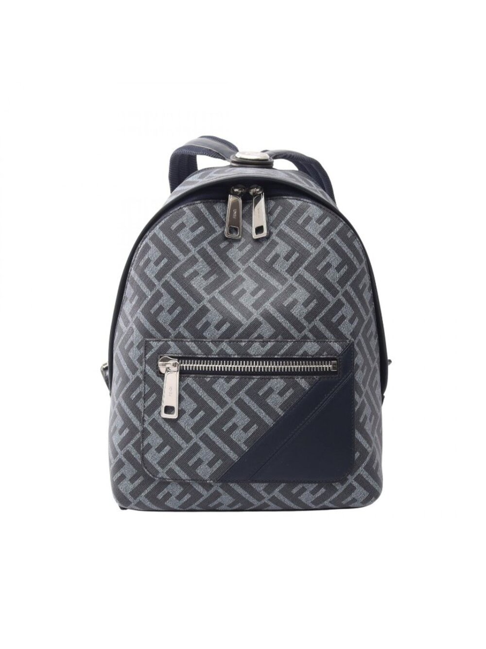 Fendi Backpack Diagonal Chiodo Small Leather